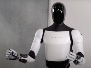 The Next Generation Of Teslas Humanoid Robot Makes Its Debut Berca Hardayaperkasa